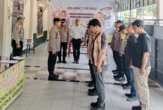 Pastikan Keamanan, Polsek Sukomanunggal Gelar Apel Pengamanan Jelang Kedatangan Kapolri di KSPSI Jatim