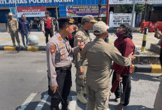 Polres Ngawi Bersama Pemda Tertibkan Gepeng dan Manusia Silver, Delapan Orang Diamankan