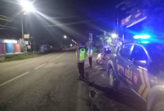 Polsek Karangjati Giat Patroli, Dukung Harkamtibmas Ngawi 