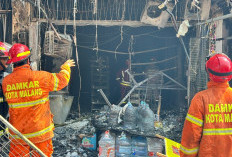 Toko Kelontong Terbakar di Malang, 1 Tewas dan 1 Luka Bakar