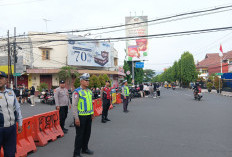 Satlantas Polres Kediri Kota Lakukan Pengamanan CFD dan Layanan Samsat Keliling