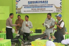 Satlantas Polres Ngawi Gandeng Tokoh Masyarakat, Sosialisasikan Operasi Keselamatan Semeru 2026 di Jogorogo 