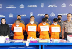 Polresta Malang Kota Ringkus Kurir Narkoba, Sita 3,2 Kg Sabu dan 2.480 Butir Ekstasi