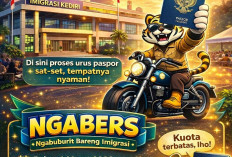 NGABERS Imigrasi Kediri, Ngabuburit Produktif Sambil Urus Paspor Tanpa Antre