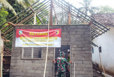  Babinsa Tegalrandu Dampingi Pembangunan Rutilahu, Progres Rumah Warga Capai 24 Persen