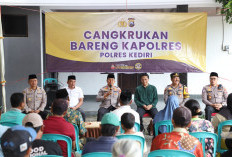 Cangkruk Bareng Kapolres Kediri Ciptakan Ruang Dialog Lebih Akrab