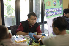 Ratusan Personel Polres Kediri Ikuti Pemeriksaan Kesehatan Berkala 