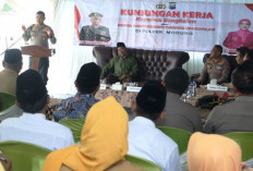 Sambangi Polsek Modung, Kapolres Bangkalan Ajak Forkopimcam dan Kades Solid Jaga Kamtibmas