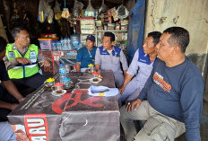 Tingkatkan Kesadaran Berkendara, Satlantas Polres Pelabuhan Tanjung Perak Gelar Sosialisasi Tatap Muka