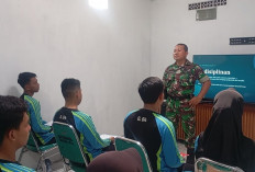 Danramil Lumajang Beri Pembinaan Kedisiplinan kepada 25 Anggota OSIS SMAN 1 Lumajang