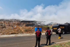 Kebakaran TPA Supit Urang, Polresta Malang Kota Terjunkan Water Canon