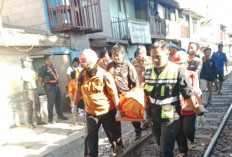 Lansia 70 Tahun Tewas Tersambar Lokomotif KA 2528 di Krembangan Surabaya