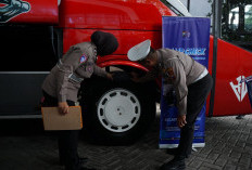 Jelang Libur Akhir Tahun, Satlantas Polres Kediri Gelar Ramp Check Transportasi Umum