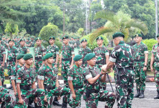 Perkuat Jiwa Korsa, Yonif 515 Kostrad Sambut Mayor Inf Roni Bramasta sebagai Wadanyon Baru
