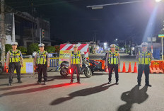 Satlantas Polres Kediri Kota Patroli Harkamtibmas dan Atur Lalu Lintas Antisipasi Balap Liar