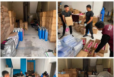 Bareskrim Sita Puluhan Barang Bukti Gas Whip Pink Ilegal dari Gudang Jakarta Utara
