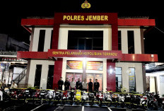 Tim Alap-Alap Polres Jember Bubarkan Balap Liar Bandara Notohadinegoro, 21 Motor Diamankan