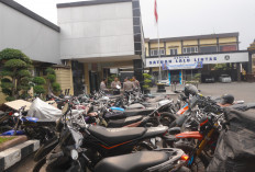 Jaring Puluhan Kendaraan Bising, Polres Lamongan Sita 48 Sepeda Motor Berknalpot Brong