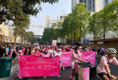 Sheraton Surabaya Gelar Akhir Pekan Merah Muda, Ajak 800 Peserta Dukung Kepedulian Kanker Payudara