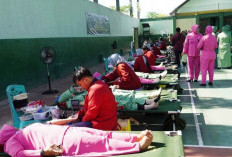 Kodim Bojonegoro Gelar Bakti Sosial Donor Darah Sambut HUT Ke-80 Persit 
