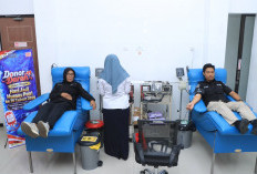 Peringati Hari Jadi ke-75 Humas Polri, Humas Polres Ngawi Gelar Donor Darah Bersama PMI dan Insan Pers