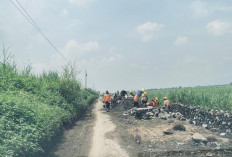 Pemkab Mojokerto Genjot Pembangunan Infrastruktur, Jalan Kepuh Anyar–Ngimbangan Dilebarkan