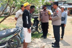 Sisir Desa Lajing dan Tengket, Polsek Arosbaya Giat Patroli Dialogis Ajak Warga Jaga Kamtibmas