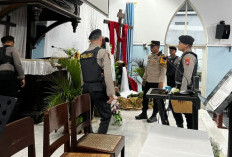 Jelang Paskah 2026, Polisi Sterilisasi Sejumlah Gereja di Pare Kediri
