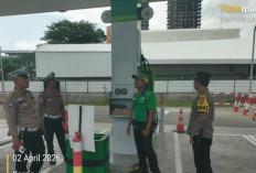 Pastikan Kamtibmas Kondusif, Polsek Lakarsantri Gelar Patroli Kota Presisi di SPBU AKR Citraland