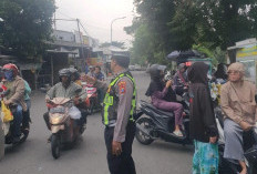 Patroli Ngabuburit Polsek Mulyorejo Pastikan Keamanan Masyarakat Surabaya