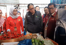 Satgas Pangan Polda Jatim Sidak Pasar Pucang, Pastikan Kestabilan Harga Bahan Pokok Jelang Ramadan