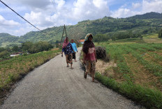 Dulu Jalan Rusak Kini Petani Bawang Mandala Nikmati Aspal TMMD