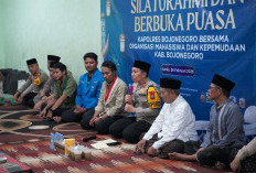 Silaturahmi dan Buka Puasa Bersama di Panti Asuhan, Kapolres Bojonegoro Ajak Mahasiswa Jaga Kondusivitas
