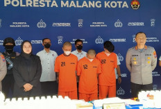 Polresta Malang Kota Bongkar Jaringan Narkotika, Kurir Diupah Rp 2 Juta 