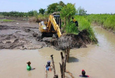 Perbaikan Tanggul Anak Kali Lamong di Gresik Nyaris Tuntas, Tersisa Tiga Titik