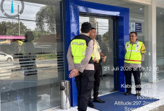  Polsek Selorejo Tingkatkan Patroli Bank untuk Perkuat Keamanan di Blitar