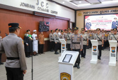 Kapolsek dan Kasihumas Dirotasi, Kapolres Jombang Pimpin Sertijab