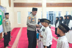 Polres Tulungagung Gelar Santunan, Puluhan Anak Yatim dari Polsek Jajaran Dihadirkan