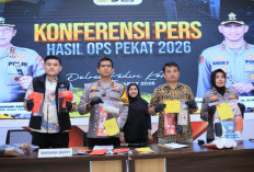 Polres Kediri Kota Ungkap 25 Kasus Narkoba Hingga Perjudian, Lampaui Target Ops Pekat Semeru 2026