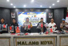 Gagalkan Aksi Demo, Polresta Malang Kota Amankan 13 Pemuda dan 4 Bom Molotov 