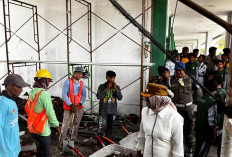 Proyek SMPN 2 Prambon Molor, Wabup Sidoarjo Turun ke Lokasi