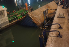 Crank Pengangkut Kontainer Bermasalah, Aktivitas KM Meratus Ultima 2 Terganggu