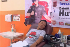 Sambut HUT Ke-75 Humas Polri, Polresta Tuban Gelar Donor Darah Bersama Insan Media