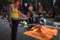 Kecelakaan Motor vs Truk di Dupak Surabaya, 1 Orang Tewas