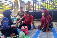 Babinsa Selok Awar-Awar Dampingi Posyandu Lansia di Lumajang, Perkuat Layanan Kesehatan