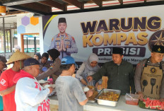 Warung Kompas Presisi Polres Ngawi, Berbagi Makan Gratis dan Serap Aspirasi Warga 
