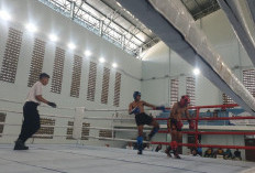Sengit! Kecamatan Kota Bojonegoro Raih Dua Medali Emas Kicboxing di Porkab II 2026