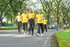 Kapolres Pasuruan Ajak Personel Olahraga Bareng Tekankan Soliditas Tanpa Sekat Jabatan