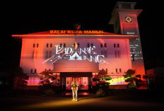 Padhang Mbranang Kota Madiun Jadi Ajang Seni Digital, Tampilkan Karya Video Mapping Bertaraf Internasional
