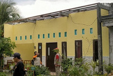 Puting Beliung Rusak Atap 62 Rumah dan 1 Sekolah di Bungah Gresik, BPBD Salurkan Bantuan